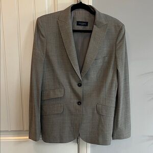 Piazza Sempione Classic Gray Wool Blazer M